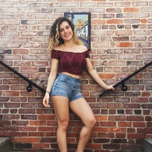 Off the shoulder top